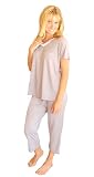 WICKING COOL-JAMS KRISTI CAPRI SET FOR TRAVEL & WARM NIGHTS- (S-3X)