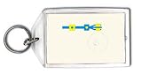 Review SHOPZEUS  / Medium Empty 1-neck Left Clamp Flask Keychain