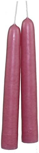 Mole Hollow Taper Pair, Dusty Rose - 6"