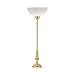 Dollhouse Miniature Shell Torchiere Floor Lamp