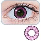 GEO CH-627 Nudy Colour 2-Tone Pink Circle Lens Soft Contact Lens (x1 PAIR)IMAGE