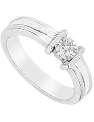 Diamond Ring 14K White Gold - 0.25 CT Diamonds