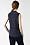Sleeveless Crepe Silk Color Block Woven Shirt