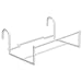 Amertac 5022W Railing Flower Box Holder, White