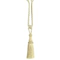 Single Tassel Tie-back Pair - Ivory (24")