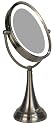 Next Generation OVAL Cordless LED Lighted Vanity 10X/1X Mirror, Satin Nickel