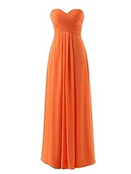 Strapless Chiffon Lace Ruched Empire   Waistline Sweetheart Evening Dress/Bridesmaid Dress  with a Brush/Sweep Train 