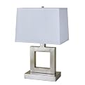 Metal Accent Lamp - Satin Nickel (21")