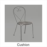 IMAGE OF Parisienne Seat Cushion Fabric: Kieran Spice