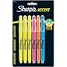 Sharpie Accent Pocket-Style Highlighters, 6 Colored Highlighters (27076)