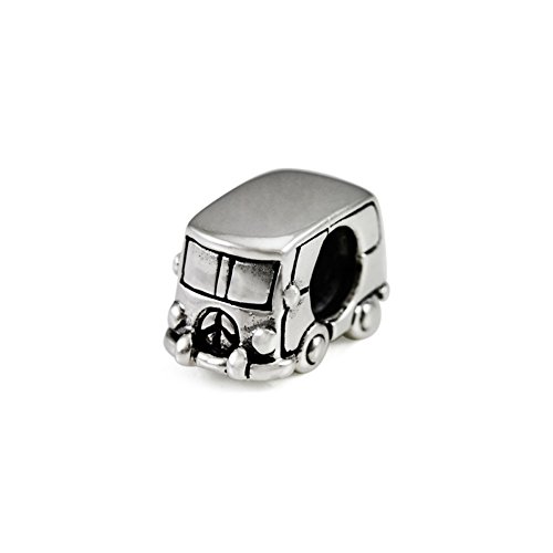 Ohm Beads Sterling Silver 1960's Hippie Van Bead Charm