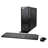 Acer Aspire X1301-U9032 - Extra small form factor - 1 x Athlon II X2 215 / 2.7 GHz - RAM 3 GB - HDD 1 x 320 GB - DVD?RW / DVD-RAM - Radeon 9200 - Gigabit Ethernet - Windows 7 Home Premium 64-bit - Monitor : none