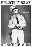 FIFE Security Agency Tin Sign 11"W x 16"H