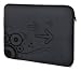 8.9 inch Gray Depo Arrow Dual Zippers Netbook Laptop Sleeve Bag Carrying Case