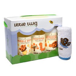 Little Twig Clean Tangerine Gift Set