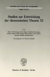 Produkt-Bild: Studien zur Entwicklung der &ouml;konomischen Theorie XI. Die Darstellung der Wirtschaft und der Wirtschaftswissenschaften in der Belletristik. (Schriften ... f&uuml;r Socialpolitik. Neue Folge; SVS 115/XI)