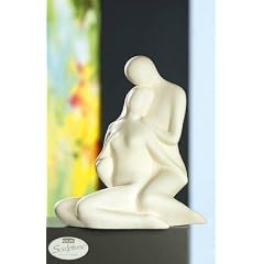 Gilde Sculpture Francis 'Im Gleichklang' - creme