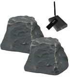 TIC CORPORATION WRS010 SL 5.25 WIRELESS OUTDOOR ROCK SPEAKERS (SLATE)