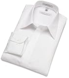 Geoffrey Beene Men's Point Collar Cool & Dry Broadcloth Woven Shirt