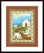 Beautiful Day in Mexico by Chariklia Zarris 24.00X24.00 Framed with Black Wood Frame
