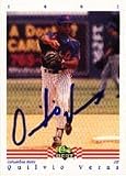 Quilvio Veras, Columbia Mets - Mets Affiliate Autographed Card