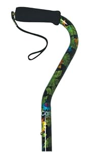 Carex Designer Offset Cane, Bahama