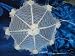 Decorated Bridal Shower Wedding White Lace Umbrella Parasol 32 White Roses