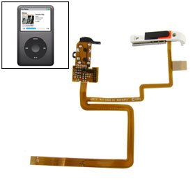 Replacement Headphone Audio Jack Flex Cable for iPod Classic 80GB 120GB by 