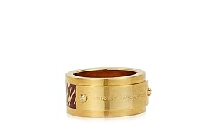 Marc by Marc Jacobs Anillo Zebra (Dorado / Burdeos)