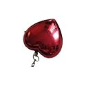 Heart Shaped Personal Attack / Rape Alarm - Metallic Red