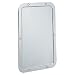 Bobrick 942 Stainless Steel 430 Frameless Mirror, Bright Finish, 11-1/4" Width x 17-1/4" Height x 1/4" Depth