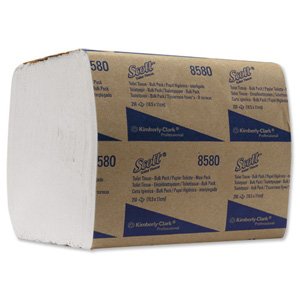 Childrens Toyshop  Electronics : Scott Toilet Tissue Bulk Pack 2 Ply Inter-fold 250 Sheets for 6965 Ref 8580 [Pack 36]