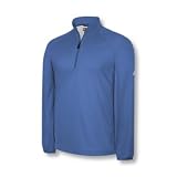 Adidas 2008 Boys ClimaProof Half-Zip Golf Wind Shirt (True Blue/Sterling - S)