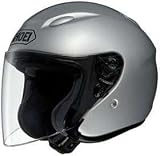 SHOEI J-WING JWING LIGHT SILVER MOTORCYCLE Open-Face-Helmet