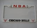 Chicago Bulls Basketball NBA White Official License Plate Frame