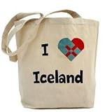 I Love Iceland Canvas Bag
