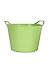 Gardener's Supply Company 3-1/2 Gallon Tubtrug | Colorful & Flexible Gardening Basket | Lightweight and Handy Multi-Use Bucket for Harvesting, Hauling, Storing, Mixing Soil - Green