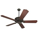 Craftmade P252AG and B5/52S - XX Presidential II Interior Ceiling Fan in Aged Bronze