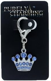 Purely Charming Pet Collar Charm with Handset Swarovski Crystals - Imperial Crown