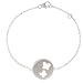 Bijoux Les Poulettes - Bracelet Argent Envol�e de Papillons