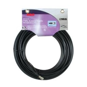 RCA D975M RG-6 Direct Burial CATV and Satellite Cable 75 ft.