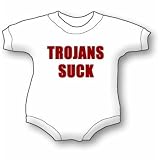 Trojans Suck Baby Ultrasoft Onesie