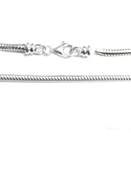 Sterling Silver 3mm Caprice Snake Bracelet for European Charms