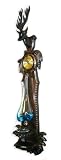 Glass Barometer with Hygrometer Dial in a Hand Carved Wood Case Made in Germany