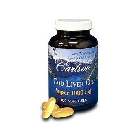 Carlson Super 1000mg Cod Liver Oil