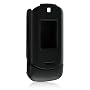 Black Rubber Feel Snap-On Cover Case Cell Phone Protector for Motorola RAZR VE20