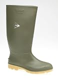 LADIES & MENS GREEN DUNLOP WELLINGTON BOOTS,WELLIES,GARDINING,RAIN,RUBBER
