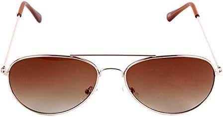 Urparcel Kids Boys Girls Metal Frame Sunglasses Aviator Shades Eyewear w/Box