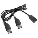 Utstarcom Oem Universal Y Adapter Usb Data Cable With Two Male & One Female Connector
