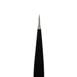 Slanted and Pointed Precision Tweezers- Professional Stainless Steel Tweezer Set, Best for Eyebrow and Nose Hair for Both Women and Men